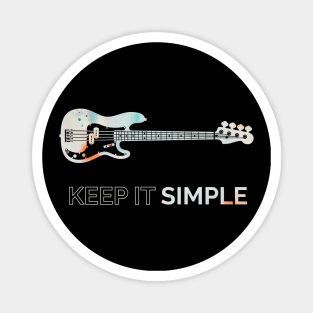 Keep It Simple P-Style Bass Guitar Texture Magnet